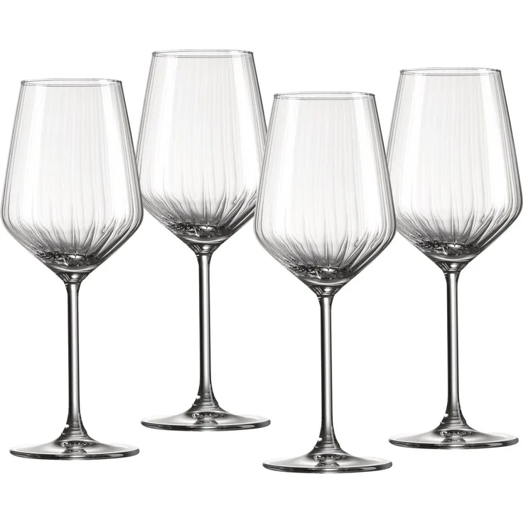 Ritzenhoff & Breker Weißweinglas Jive, 4-tlg, Glas, 4er Set, je 370 ml