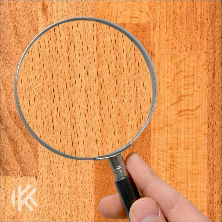 Krok Wood Tischplatte Massivholzplatte, Arbeitsplatte aus Massivholz in Buche, 38 mm stark – Bild 3