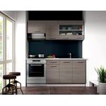 'Dave Mini 180 cm' Küchenzeile, Eiche Sonoma Trüffel, 85 x 60 x 180 cm