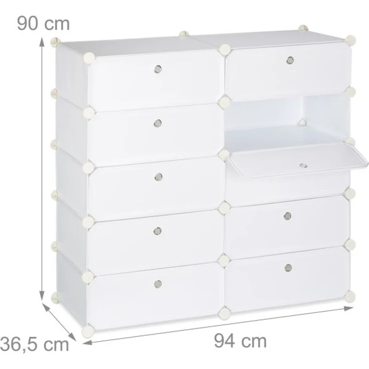 Schuhschrank mit 10 Fächern – Bild 4