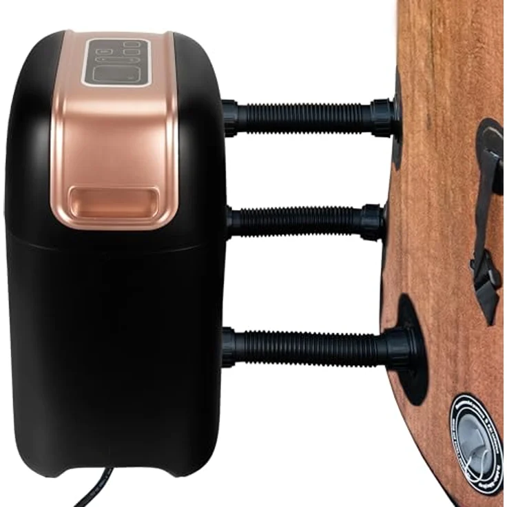 COIL Aufblasbarer Whirlpool SPA, Hydromassage mit 129 Düsen, für 4 Personen, 150 cm, Oak – Bild 6