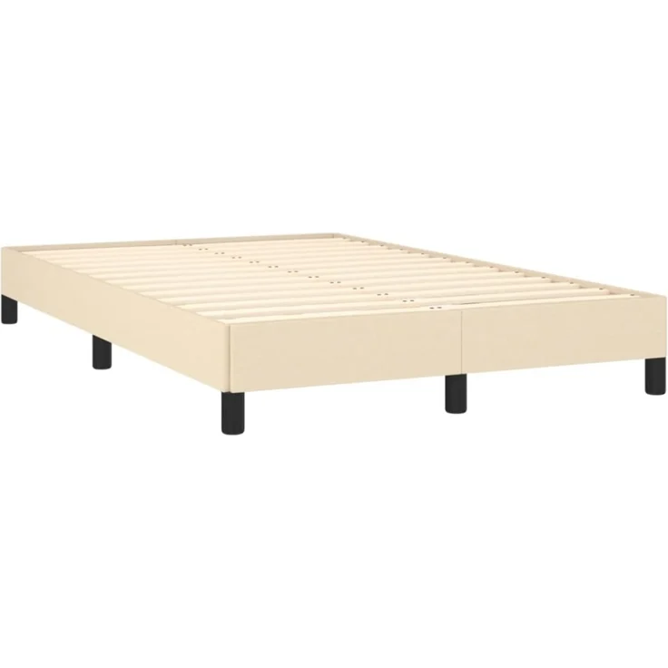 vidaXL Polsterbett, Stoff, 25,0 cm, Creme, 120x190 cm – Bild 6