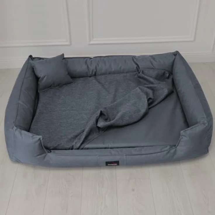 GOOFY Orthopädisches Hundebett - 06 Grau, 130x100cm – Bild 4