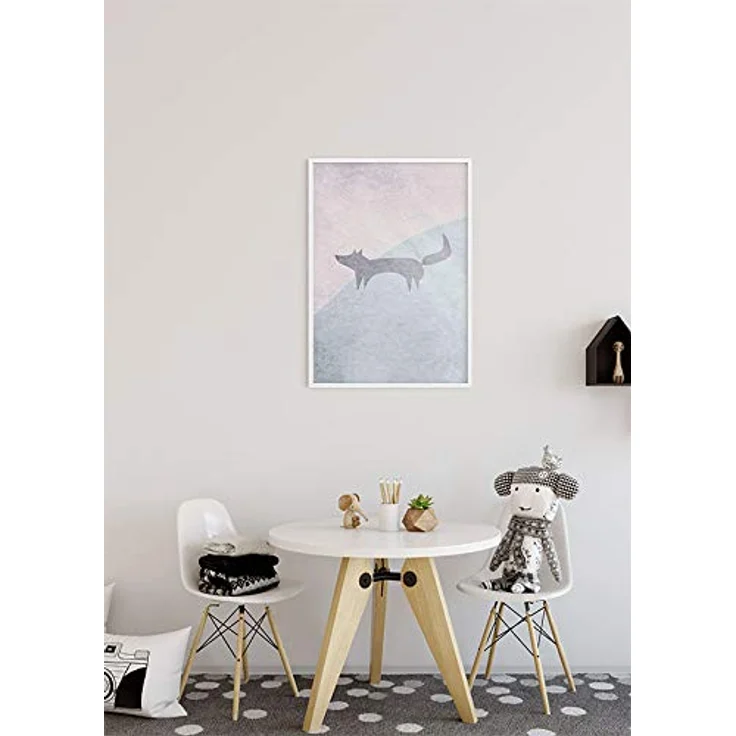 Komar Wandbild Wild and Free Fox, Poster auf Deutsches Premium-Poster Fotopapier, 50 x 70 cm, ohne Rahmen, fotorealistische Druckqualität – Bild 5