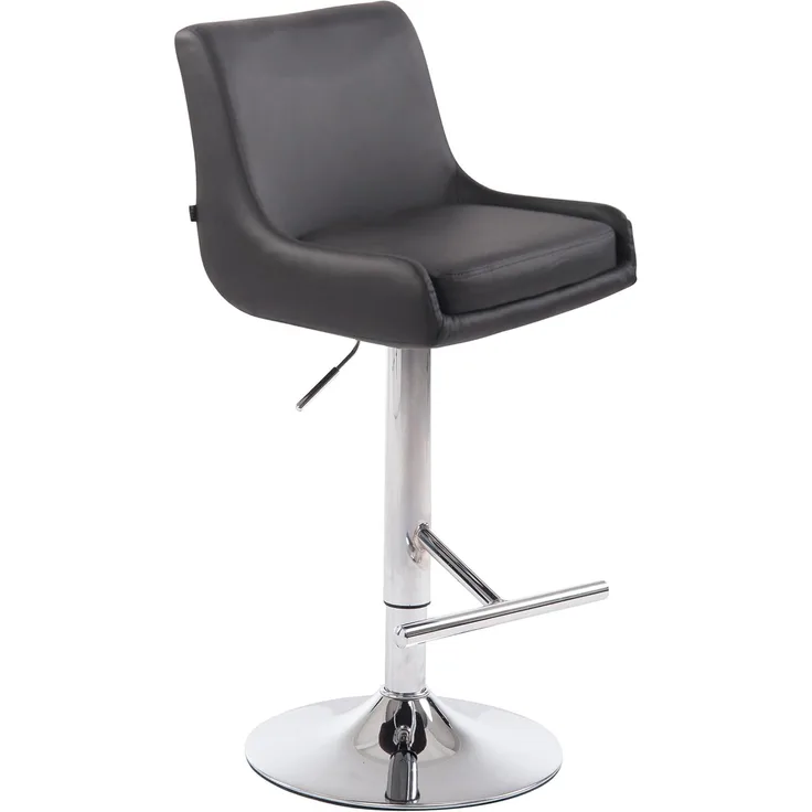 Barhocker Club Kunstleder grau