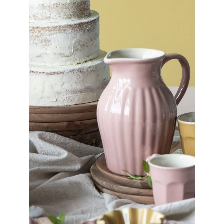 Ib Laursen Krug Mynte 1,7l Keramik Kanne Vase 2077- 80 - coral almond – Bild 3