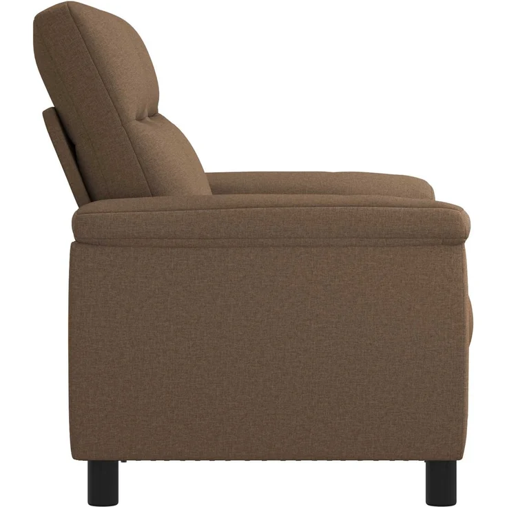 vidaXL Sofa Braun 158 x 90 x 95 cm Stoff 42040932 – Bild 4