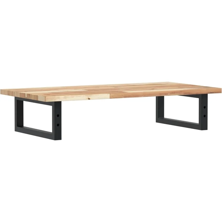 vidaXL Waschbeckenregal Wandmontage Stahl und Akazienholz 3302665 – Bild 6
