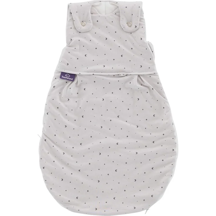 Träumeland Babyschlafsack LIEBMICH 3tlg. Set Moon grau Größe 68/74 – Bild 1