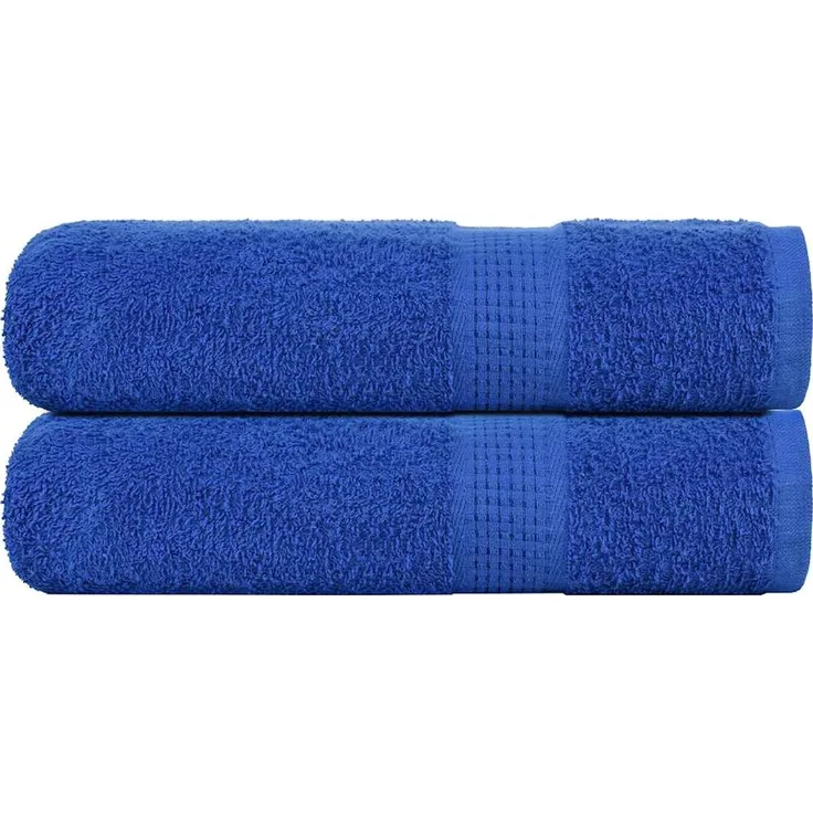vidaXL Handtücher FROGN 2 Stk. Blau 50x100 cm 360 g/m² 136710