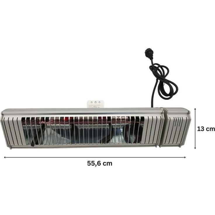 Vega Infrarot-Heizstrahler Sahara 1500W Fernbedienung Goldröhre App-Steuerung – Bild 2