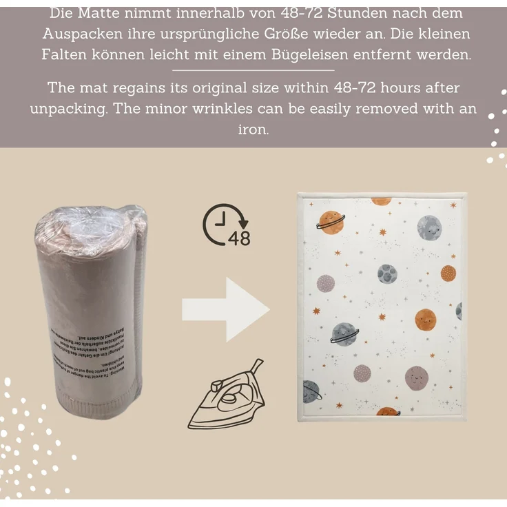 Hakuna Matte Kinderteppich mit Memory-Schaum, dicke & weiche Spielmatte 2,5 cm, Krabbelmatte, Höhe: 25 mm, Extra weich, Roll-_oder_faltbar, Hypoallergen, Schaumstoff – Bild 6