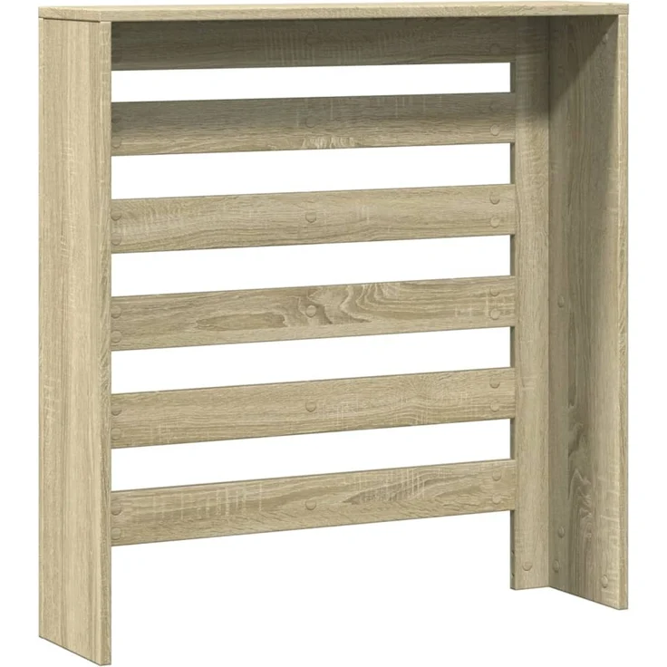 vidaXL Heizkörperverkleidung Sonoma-Eiche 78x20x82 cm Holzwerkstoff Braun – Bild 4