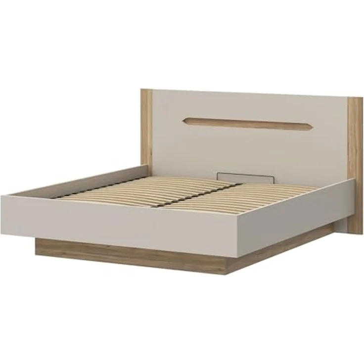 FORTE Stauraumbett, aufklappbarer Lattenrost, Stauraum – Bild 3