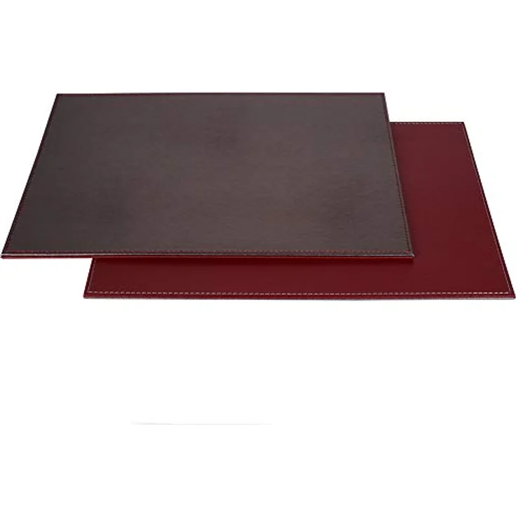 Freeform Duo Platz-Set 40x30 cm Metallic / Burgund – Bild 2