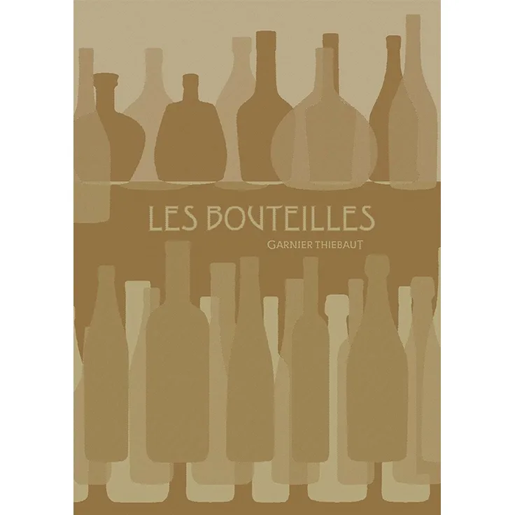 Garnier-Thiebaut Geschirrtuch Les Bouteilles Chaume 50x70 Cm 100% Baumwolle