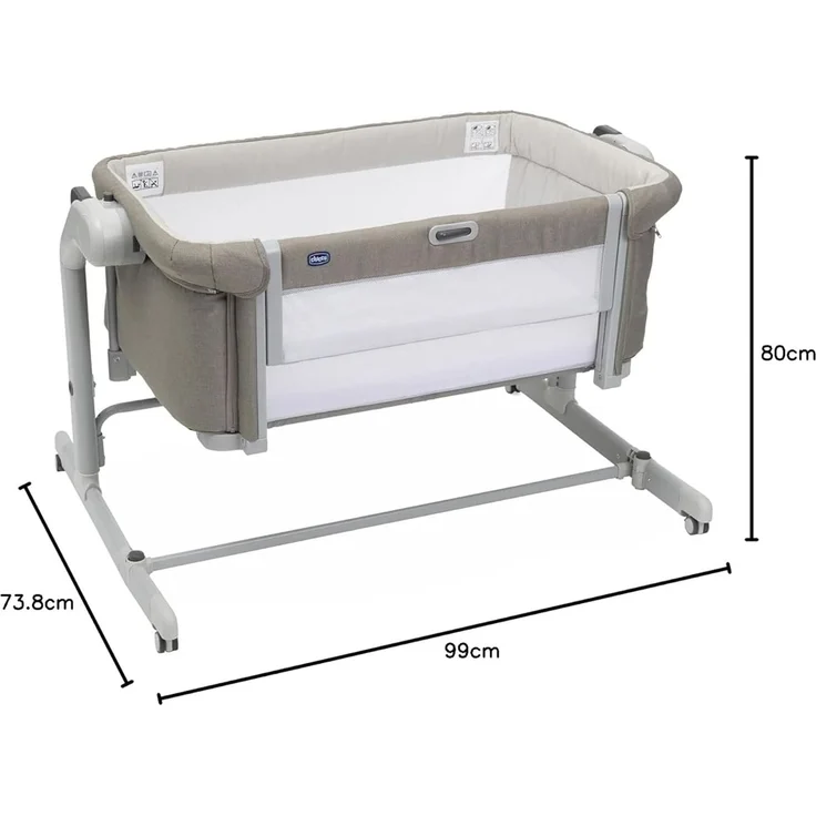 Chicco Next2Me Magic Evo Co-Sleeper - Desert Taupe – Bild 12