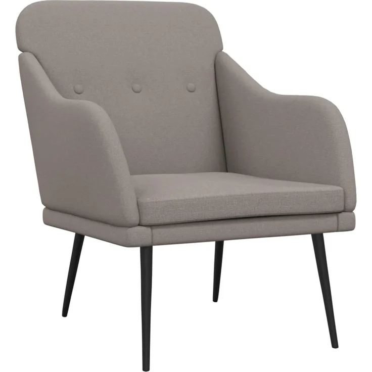 Sessel wohnzimmer, Relaxsessel, Fernsehsessel Taupe 63x76x80 cm Stoff – Bild 2
