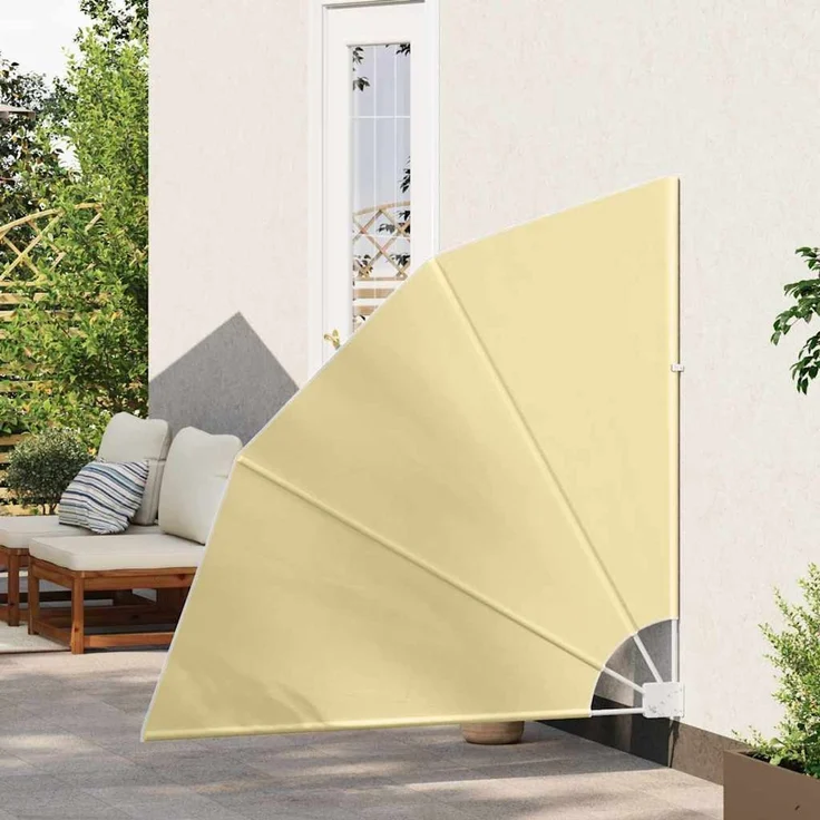 vidaXL Balkon Sichtschutz Rechteckig 140 x 140 cm Polyester Sand 42000929 – Bild 3