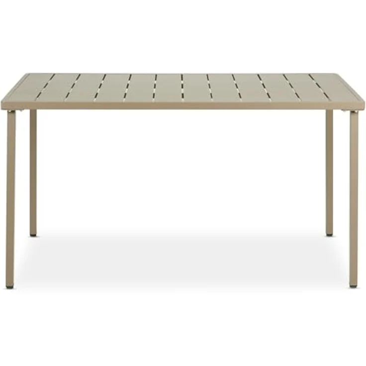 IDIMEX Garten-Essgruppe NARCISO, moderne Garten Sitzgruppe 1 Tisch & 6 Stühle mit Rope champagner – Bild 4