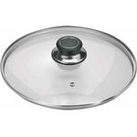 Universaldeckel 16 cm mit Kunststoffknopf / Glasdeckel / Universal - Deckel / Pfannendeckel / Topfdeckel