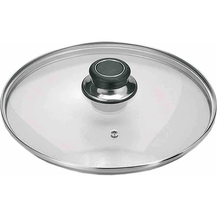 Universaldeckel 16 cm mit Kunststoffknopf / Glasdeckel / Universal - Deckel / Pfannendeckel / Topfdeckel