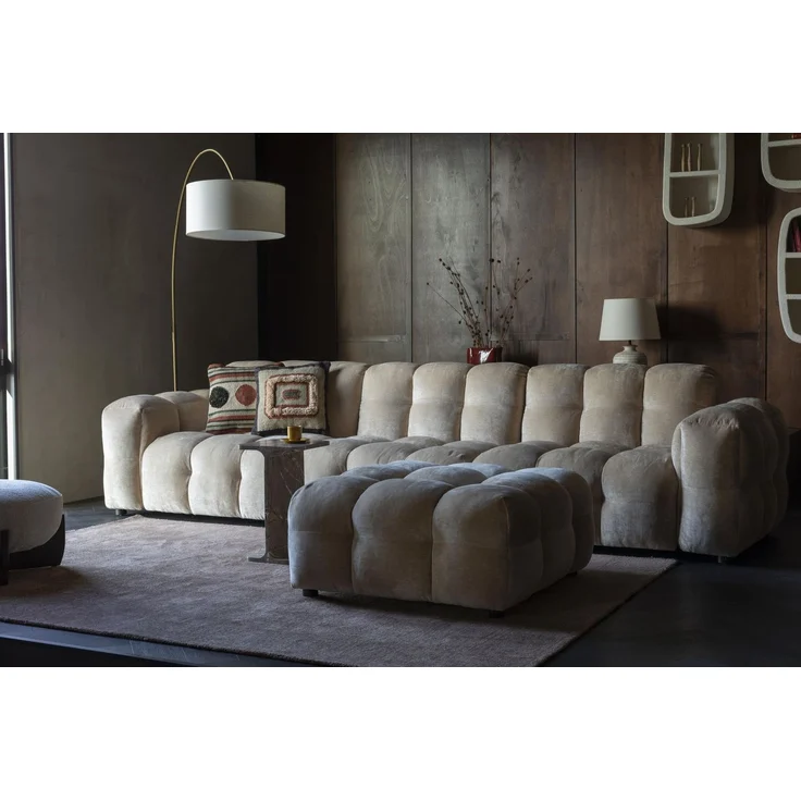 HACKMAN 4,5-Sitzer Sofa Velours Beige von DUTCHBONE – Bild 3