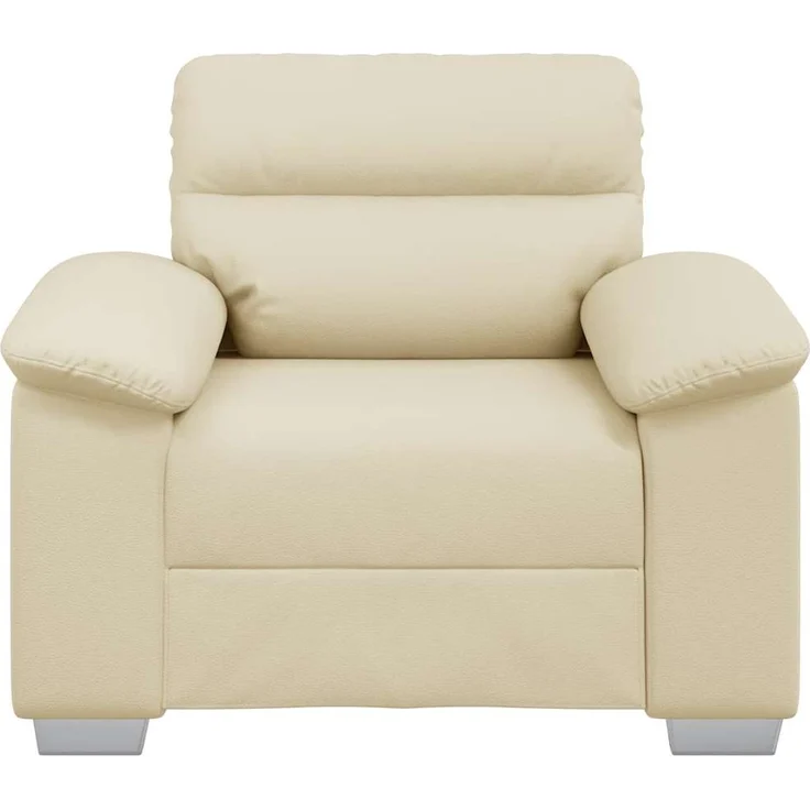 vidaXL Sessel Creme 100x81x84 cm Kunstleder 4105327 – Bild 3