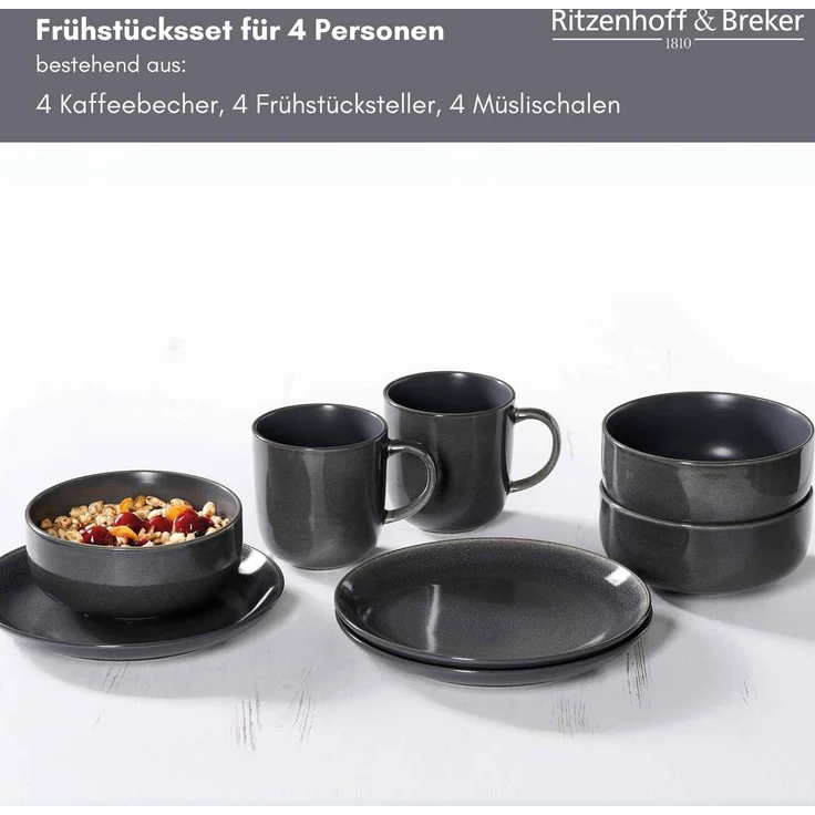 Ritzenhoff & Breker Toledo Frühstücks-Set 12-teilig – Bild 4