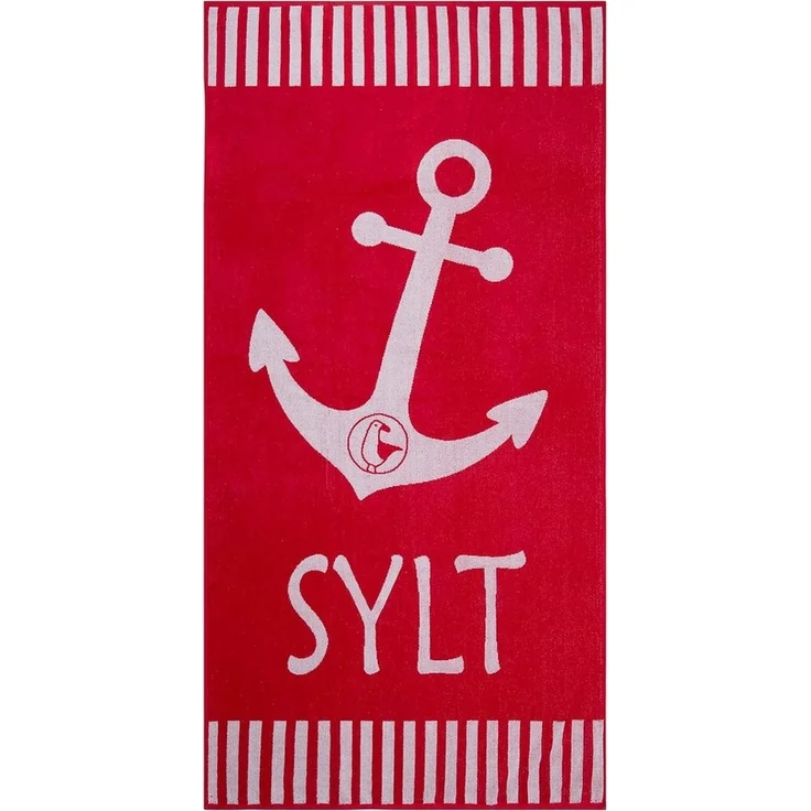Schietwetter Strandtuch Unisex Strandhandtuch "Sylt" 180x88cm, Stoff, schnelltrocknend – Bild 1