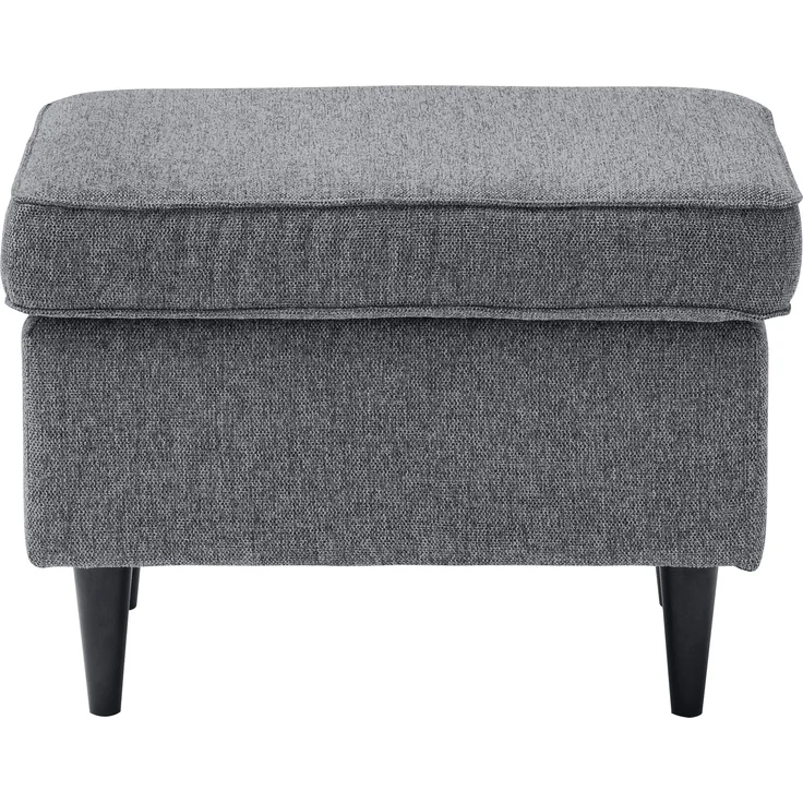 Ohrensessel >OSKAR< (Sessel und Hocker) in anthrazit - 78x102x98 (BxHxT) – Bild 5