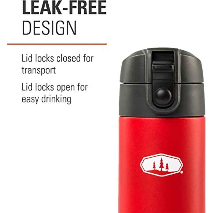 GSI Outdoors Microlite FLIP 500 Haute RED, Thermoskanne aus Edelstahl, 500 ml – Bild 5