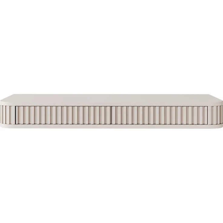 Selsey 'Ovarlo' Schminktisch mit 2 Schubladen, greige, ca. 13 x 113 x 38 cm – Bild 6