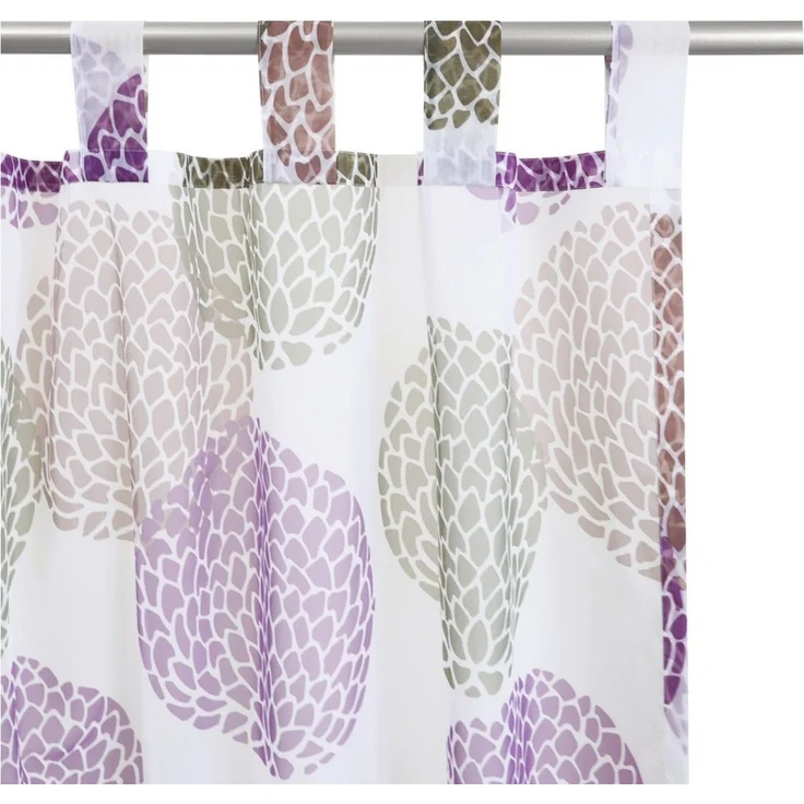 OTTO home Gardine Belem (1 St), Schlaufen, transparent, Voile, 1 oder 2 Schals, Vorhang, Fertiggardine, Kreise – Bild 3