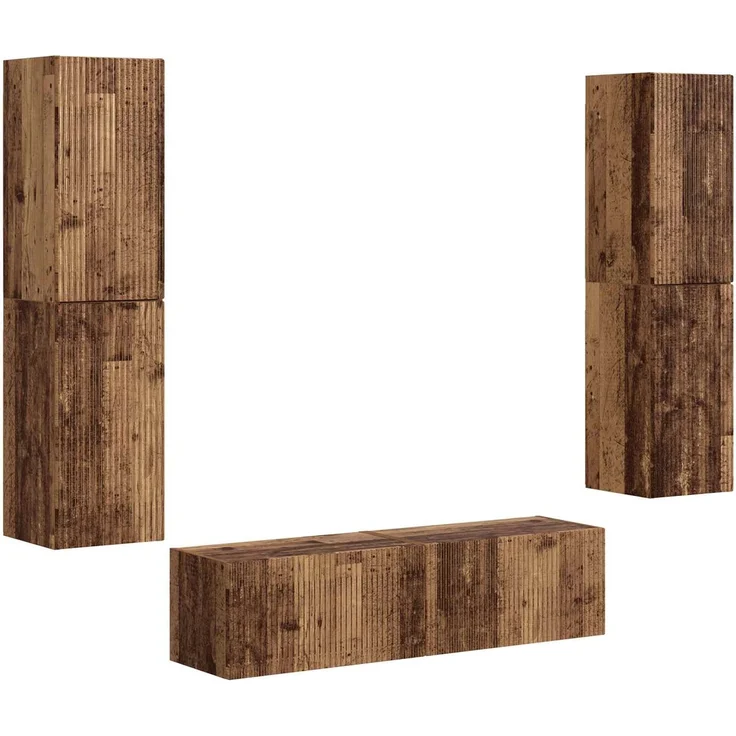 vidaXL TV-Schrankset 6 stk. 31 x 30 x 60 cm Altholz 3409130 – Bild 2