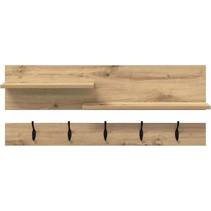 vidaXL Wandmontierter nachttisch Artisan-Eiche 90 x 15 x 36 cm 874426 – Bild 5