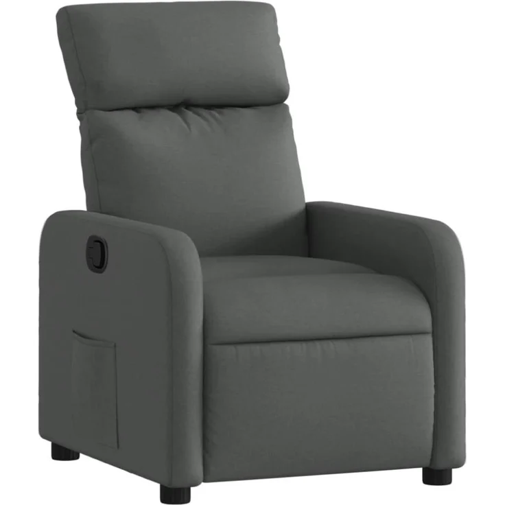 vidaXL Relaxsessel Dunkelgrau Stoff 374166 – Bild 10