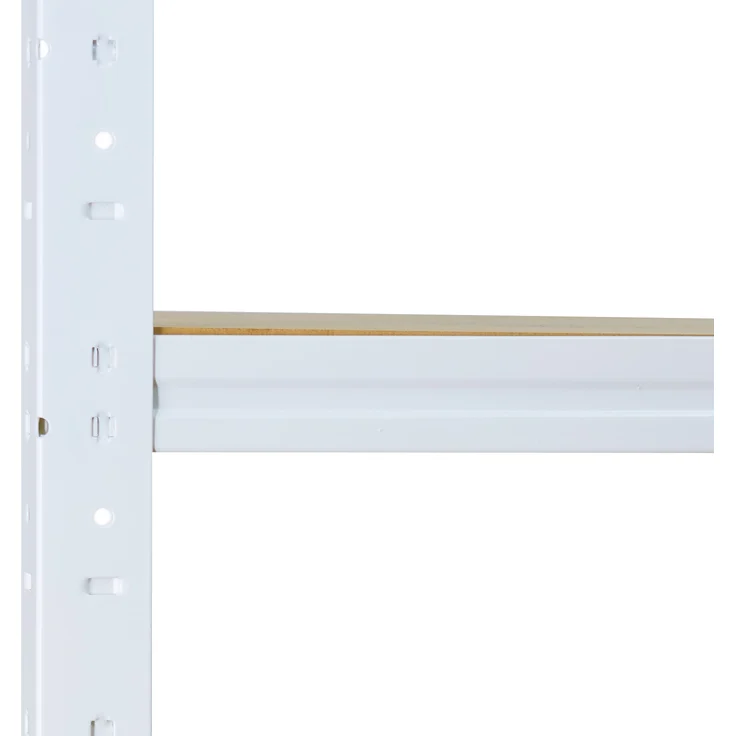 shelfplaza HOME 100x45x45 cm Schwerlastregal in weiß mit 3 Böden und 175 kg Traglast pro Boden – Bild 3
