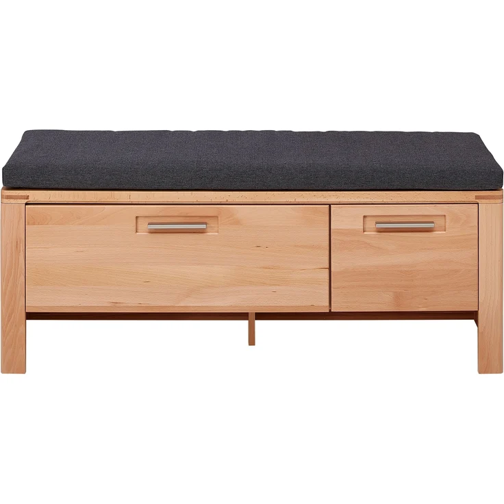 Garderoben-Set >Nature One< (2-teilig) in Kernbuche - 120x205x40 (BxHxT) – Bild 2