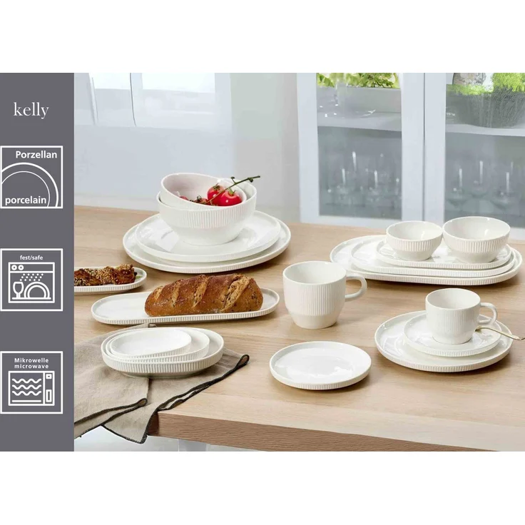 Ritzenhoff & Breker Kelly Servierplatte oval 28,5x16,5 cm 6er Set – Bild 2