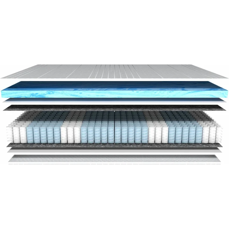 AM Qualitätsmatratzen | Premium Gelschaum-Taschenfederkernmatratze H2 - 80x200 cm – Bild 2