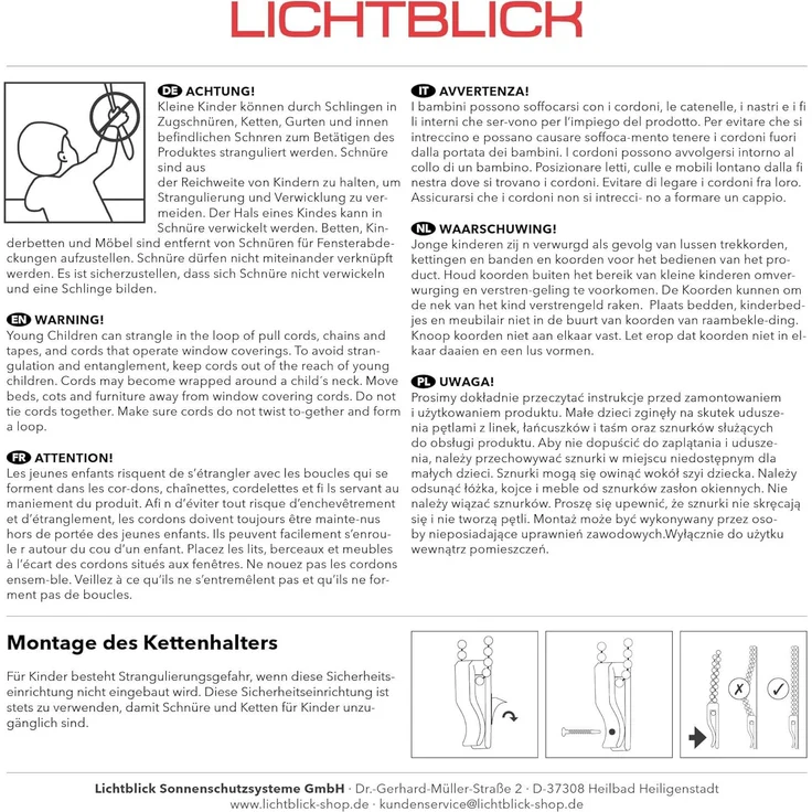 Lichtblick Thermorollo ohne Bohren, Klemmfix, Verdunklungsrollo, Hitzeschutz, Sichtschutz, Wandmontage, Deckenmontage, Rollo für Fenster und Türen Anthrazit,90x150 cm (B x L) – Bild 7