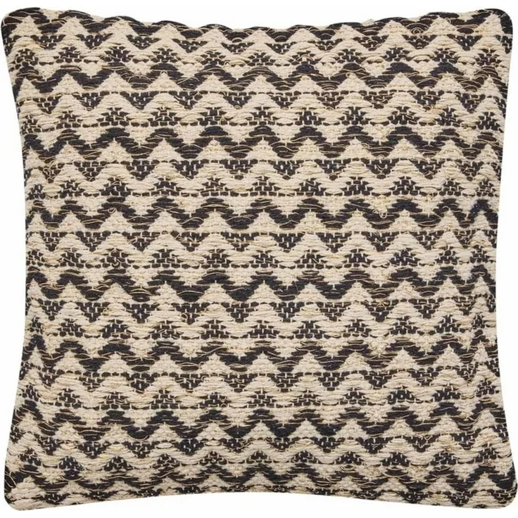Macosa Home Dekokissen Kissen Beige Schwarz 30 x 50 cm od. 40 x 40 cm, inkl. Füllung Sofakissen modern Dekokissen Zierkissen