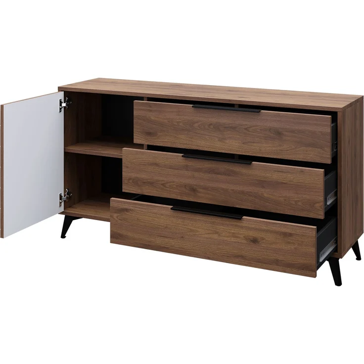 Wohnzimmer-Set Xylix Bis I (Farbe: Nuss Okapi) – Bild 4