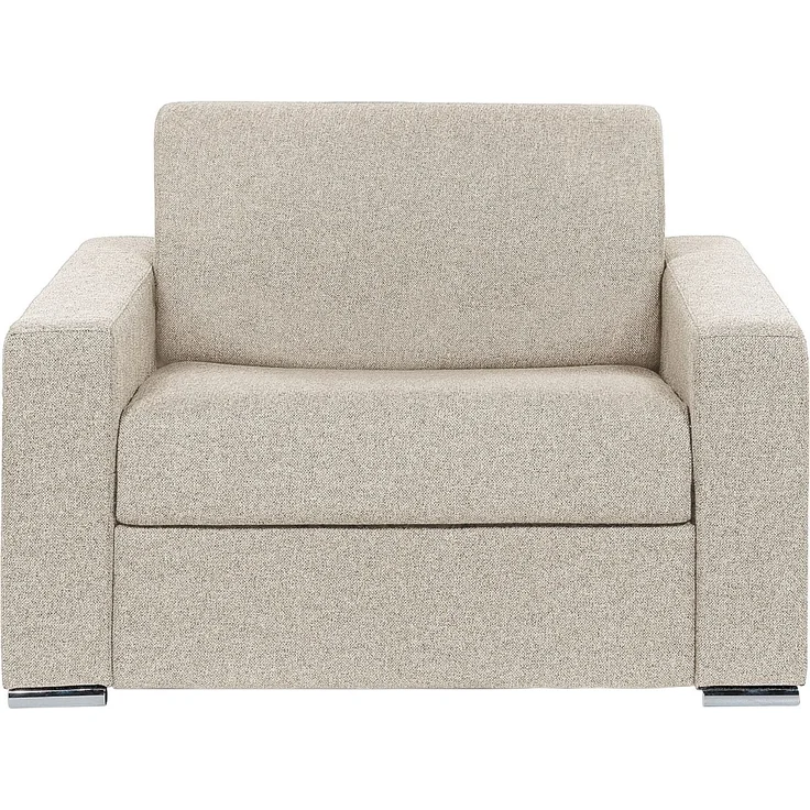 Vente-unique - CALITO - Schlafsessel - Metall - Stahl - Beige - 124 x 95 x 85 cm – Bild 3