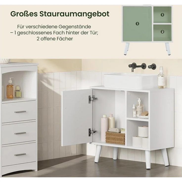 EUGAD Waschbeckenunterschrank (1-St) – Bild 3