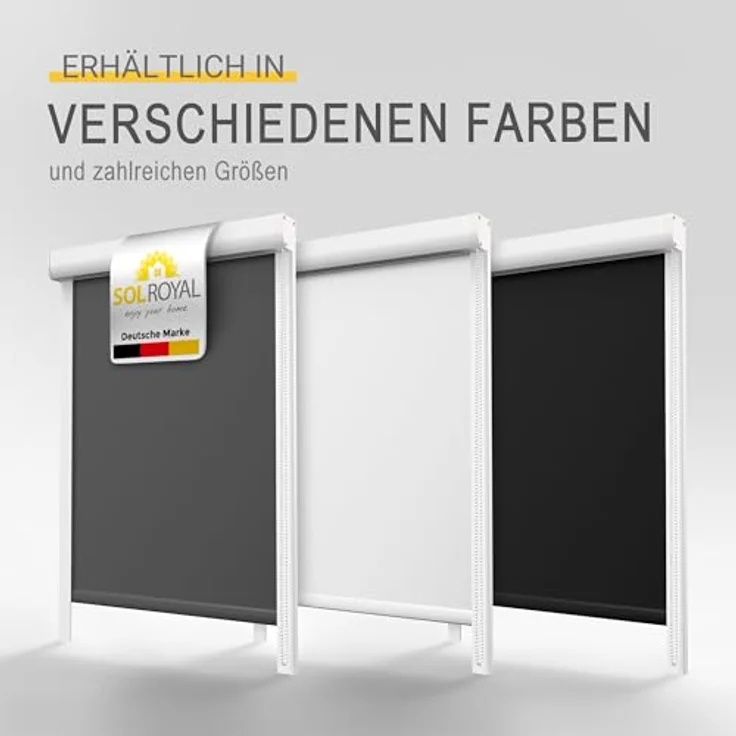 Sol Royal PVC Kassettenrollo SolReflect K24 Anthrazit, 175 x 60 x 4.2 cm – Bild 9