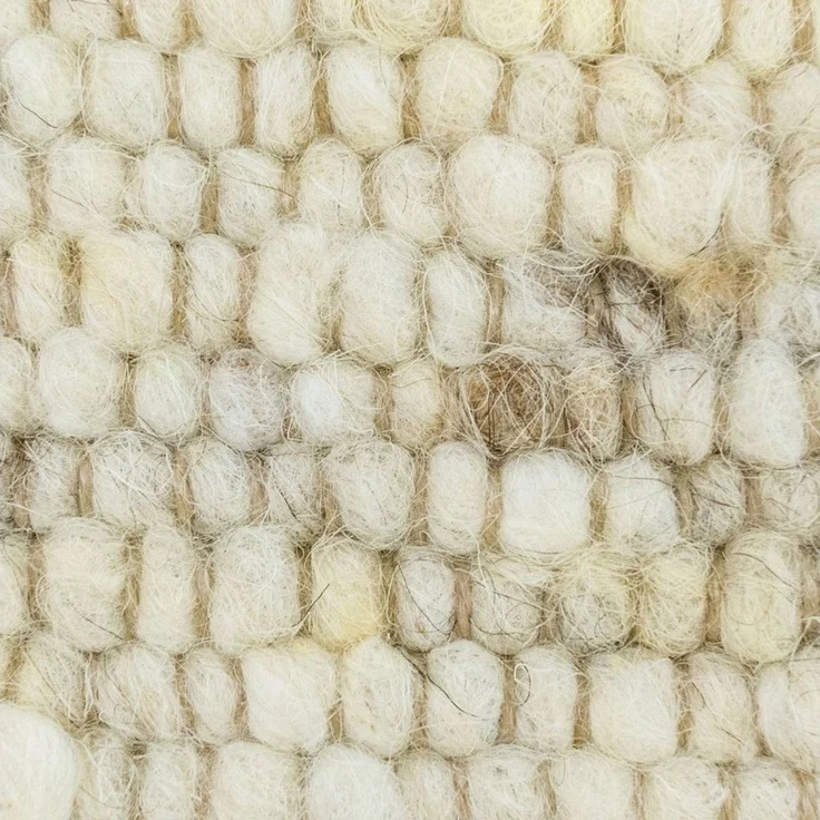 TaCa Home Wollteppich, rechteckig, Höhe: 10 mm, reine Schurwolle Wohnzimmer Schlafzimmer 070x130 cm – Bild 2