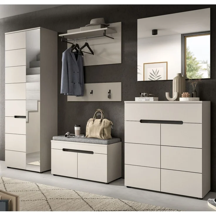 Garderobe Set 7-tlg. Cooper in Kaschmir 255 cm – Bild 1