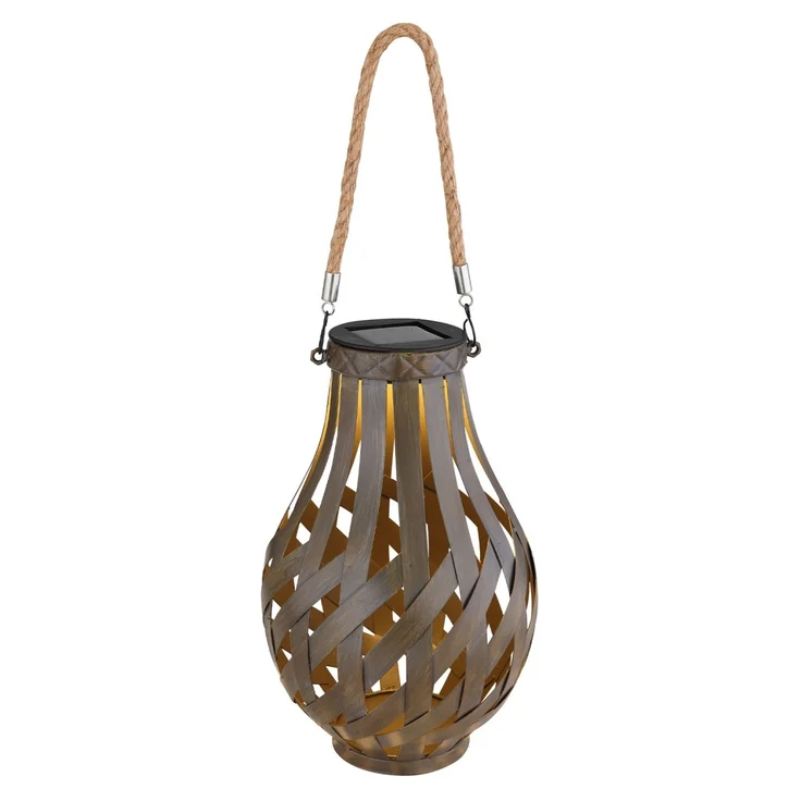 Solarleuchten Garten 2er Set Laterne 27cm Solarlampe Außen Außenleuchte Solar – Bild 5